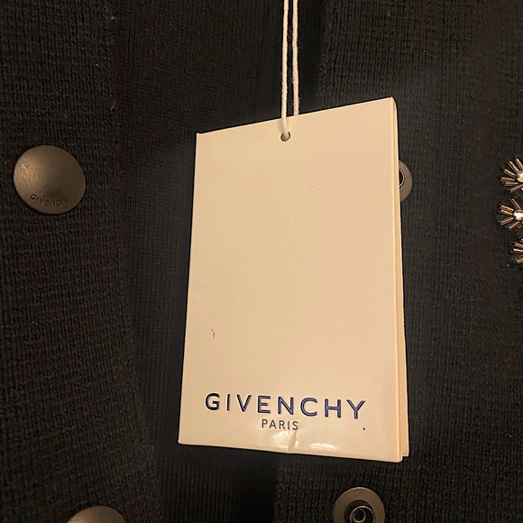 Givenchy Woman’s Knit Intarsia Bomber Jacket New With Tags - Picture 7 of 9